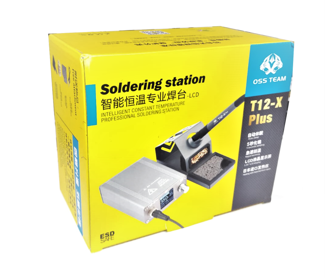 OSS TEAM T12X PLUS SOLDERING STATION AKINFOTOOLS