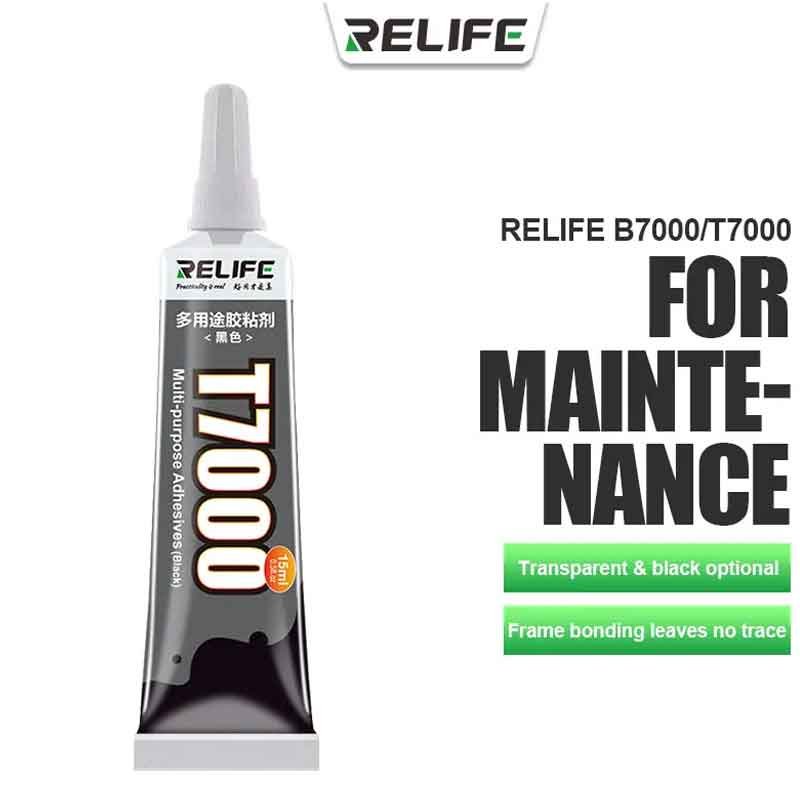 RELIFE T7000 15ML BLACK ADHESIVE