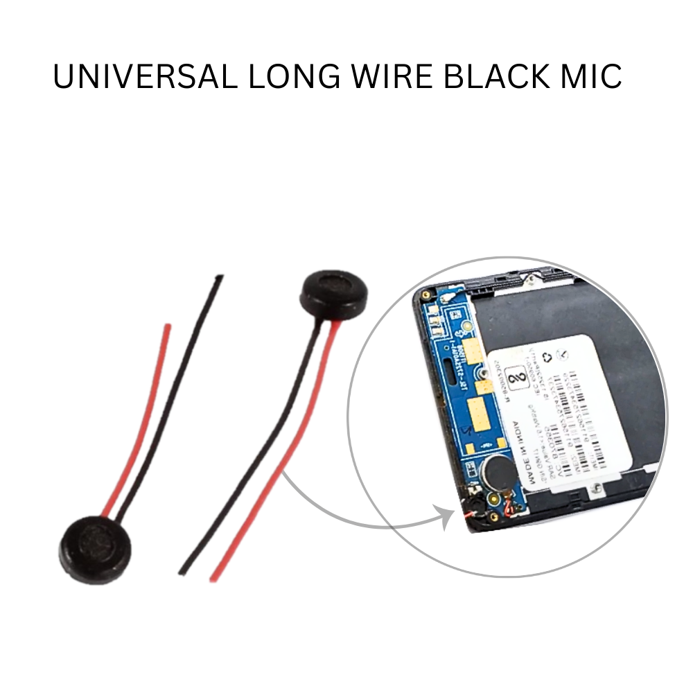 UNIVERSAL LONG WIRE BLACK MIC