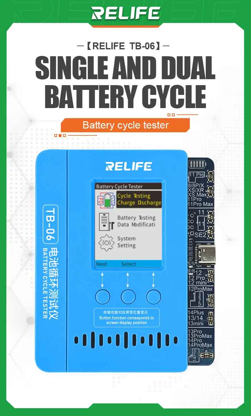 RELIFE TB-06 BATTERY CYCLE TESTER
