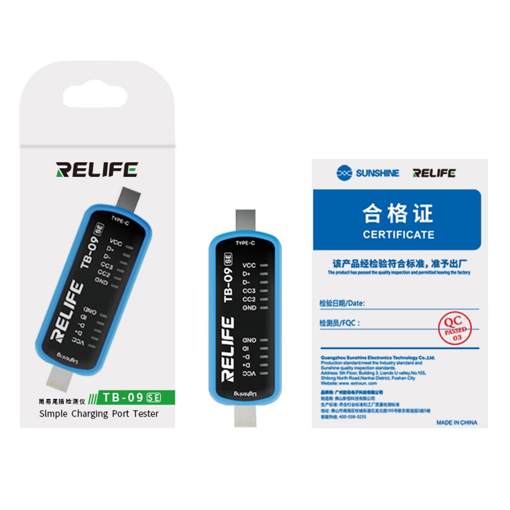 Relife TB-09 SE Charging Port Tester