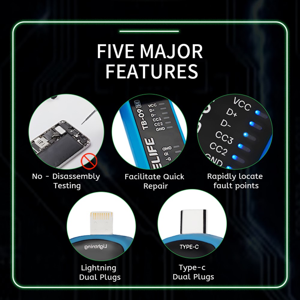 Relife TB-09 SE Charging Port Tester