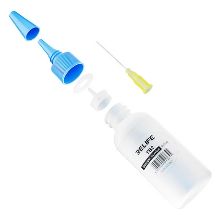 Relife TB2 Plastic Liquid Needle-Tube Solvent Bottle with Needles 10 Pcs Pack