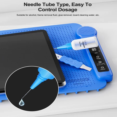 Relife TB2 Plastic Liquid Needle-Tube Solvent Bottle with Needles 5 Pcs Pack