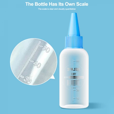 Relife TB2 Plastic Liquid Needle-Tube Solvent Bottle with Needles 10 Pcs Pack