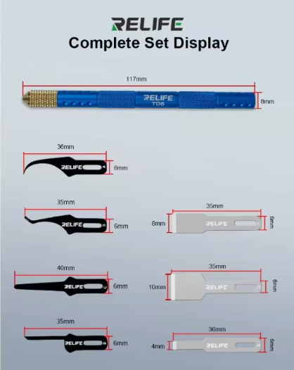 RELIFE TK5 8-in-1 Multifunctional Blade Set