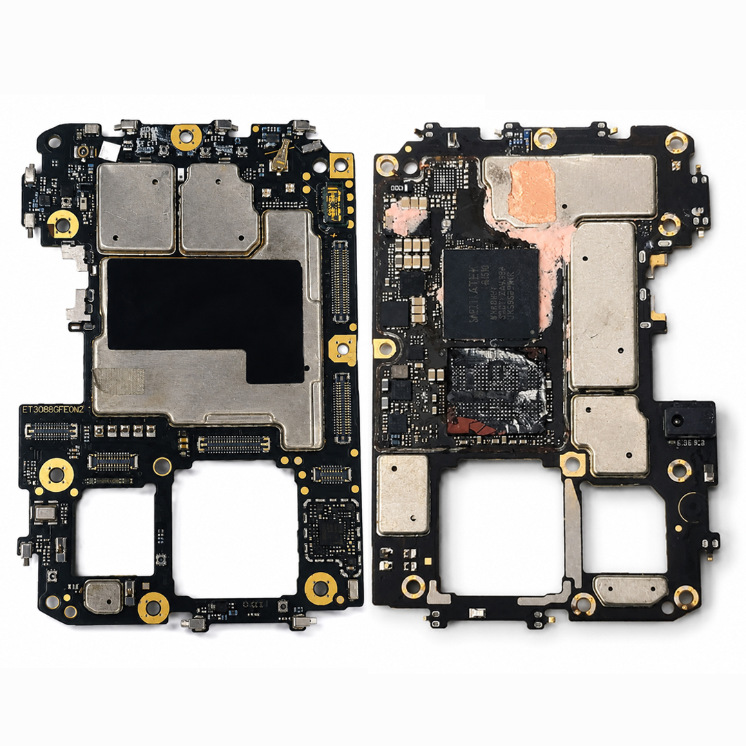 Vivo V27 5G Scrap Mobile Motherboard PCB Mediatek CPU for Technician Use IC And Spare Parts