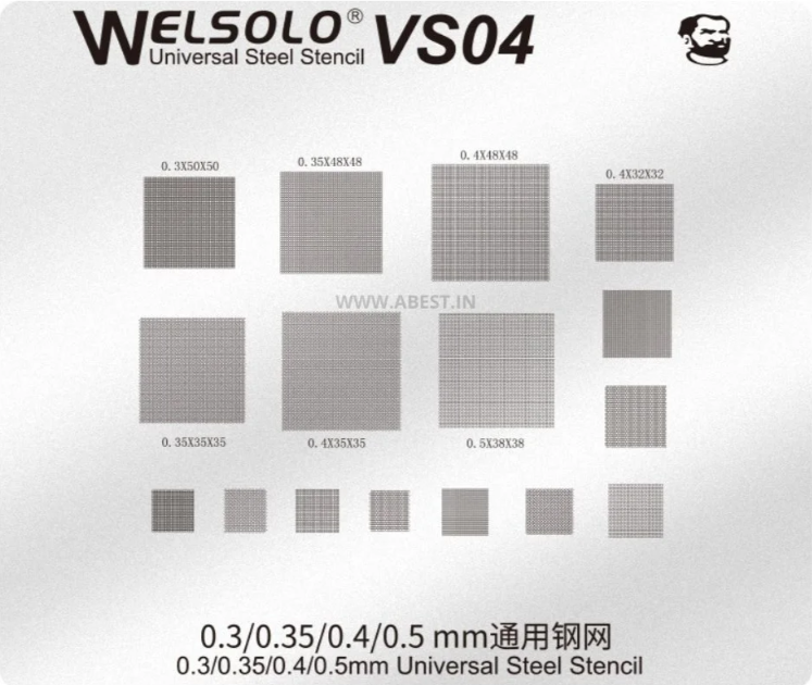 WELSOLO VS04 UNIVERSAL STENCIL 1