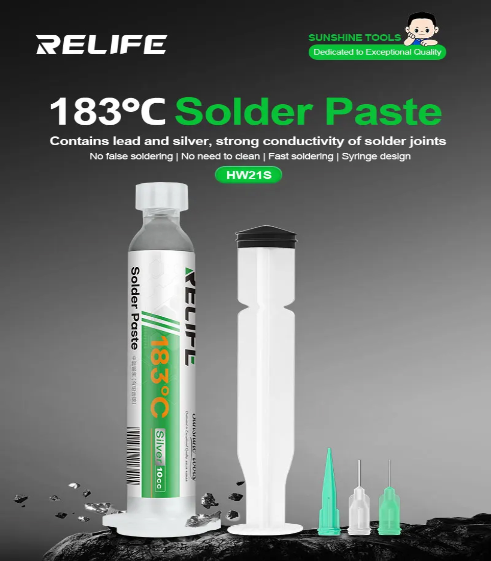 Relife HW21S 183° Solder Paste