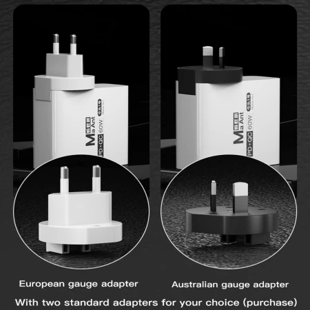 Maant Niu Tau No-1 White 60w 4 Port Quick Charger