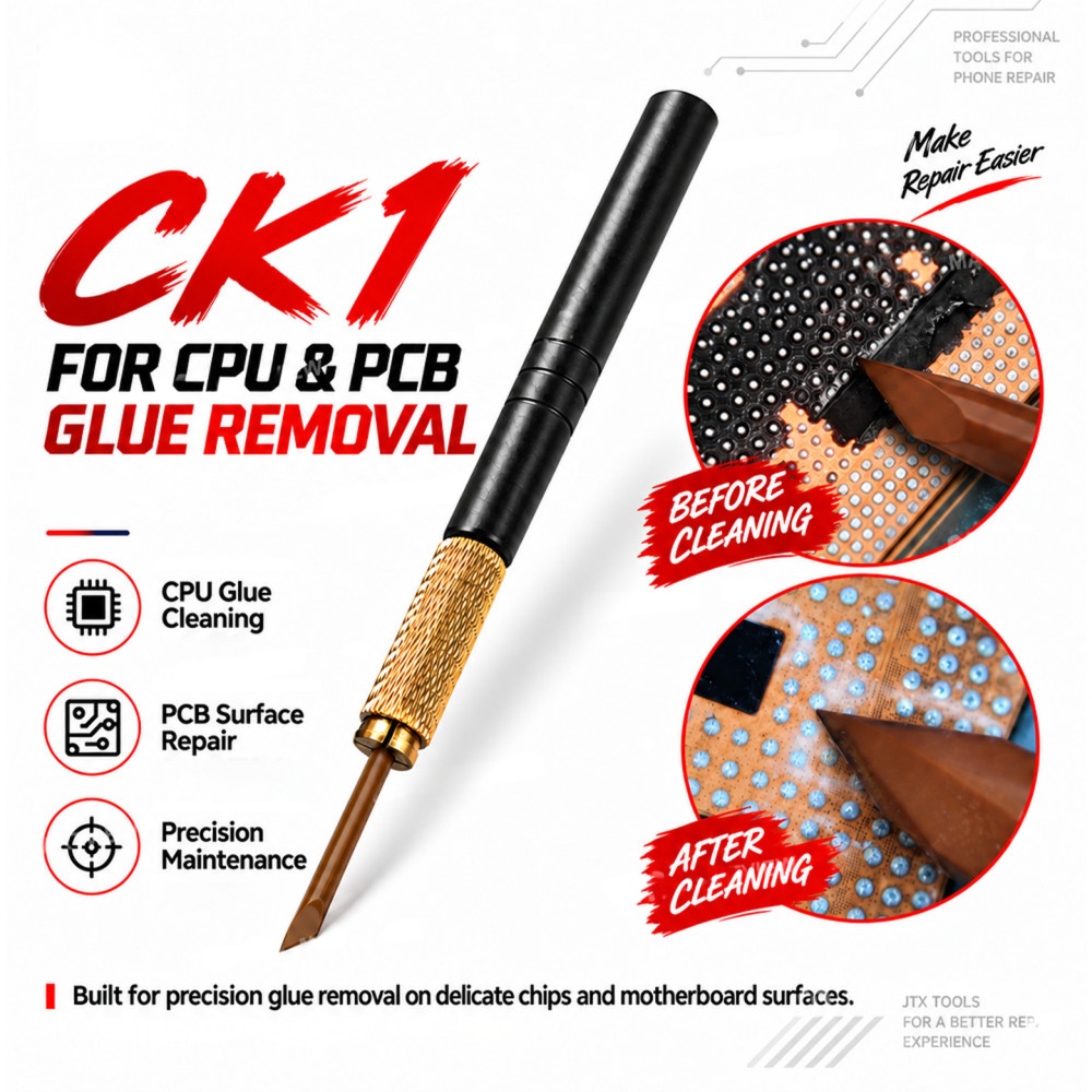 JTX CK-1 CPU Specific Glue Removal Blade Set