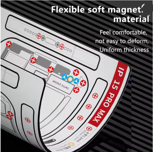 Maant Screw Positioning & Magnetic Pad for Ip X-15pro Max 12 Pcs Set