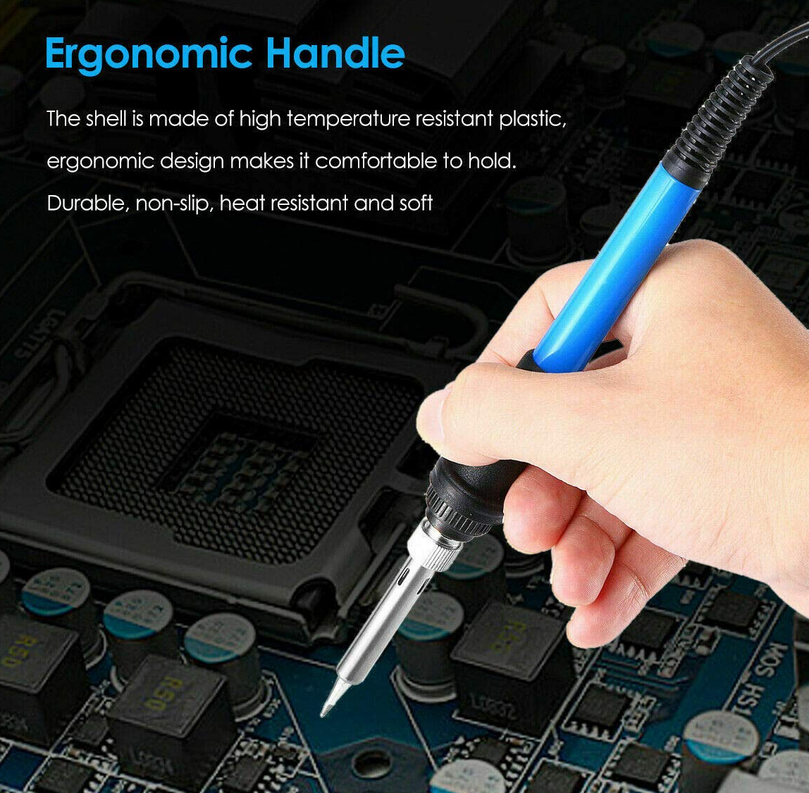 XCY SOLDERING IRON WITH 5 BIT SET AKINFOTOOLS