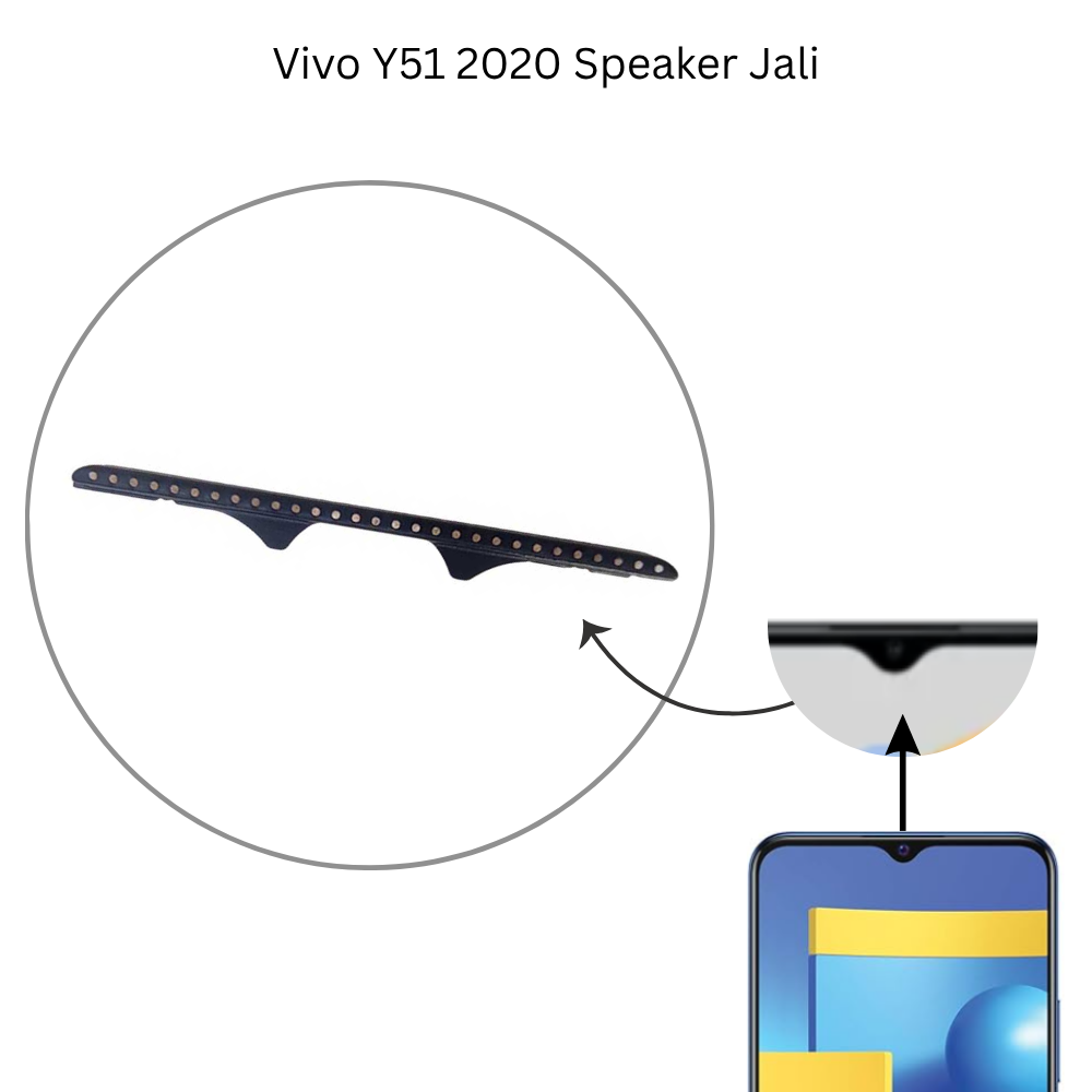 Vivo Y51 2020 Speaker Jali