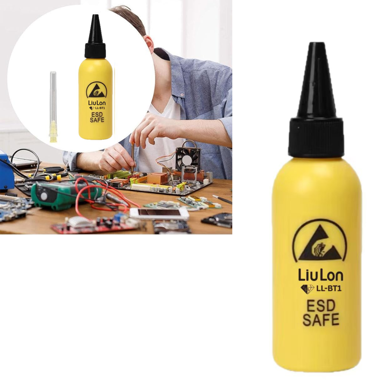 Liulon LL-TB1 Yellow Solvent Bottle
