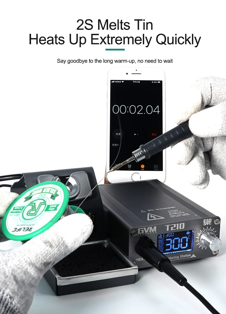 GVM T210 SOLDERING STATION - AKINFOTOOLS