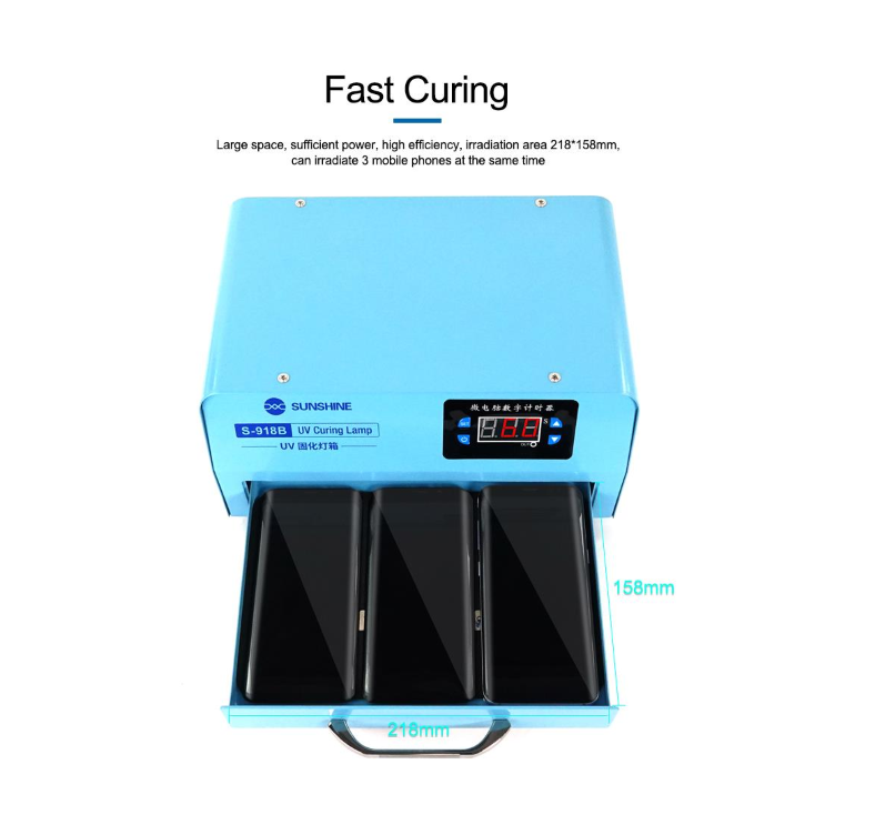SUNSHINE S918B UV CURING LIGHT BOX 100 ORIGINAL AKINFOTOOLS