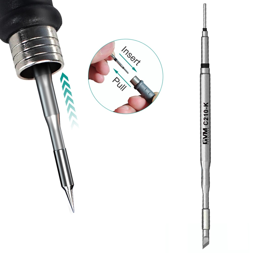 GVM C210-K SOLDRING IRON TIP FOR T210 - AKINFOTOOLS